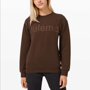 Lululemon All Yours Crew in Brown Earth